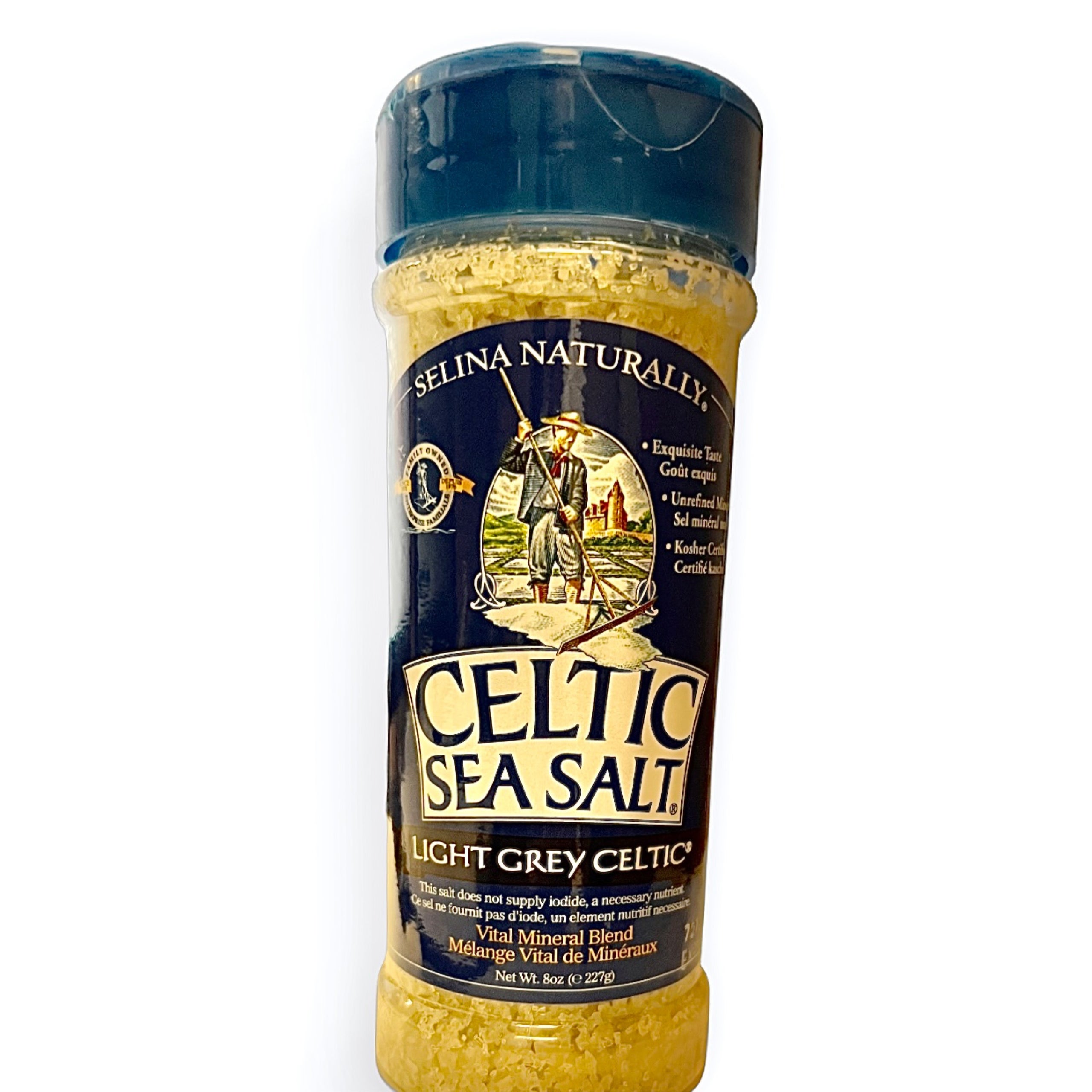 8oz Celtic Sea Salt Grinder Nappily Naturals & Apothecary