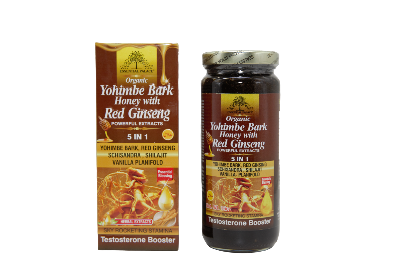 Yohimbe Bark Honey With Red Ginseng Nappily Naturals & Apothecary